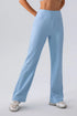 'Everly' High Waist Straight Leg Pants - Celes Fashion